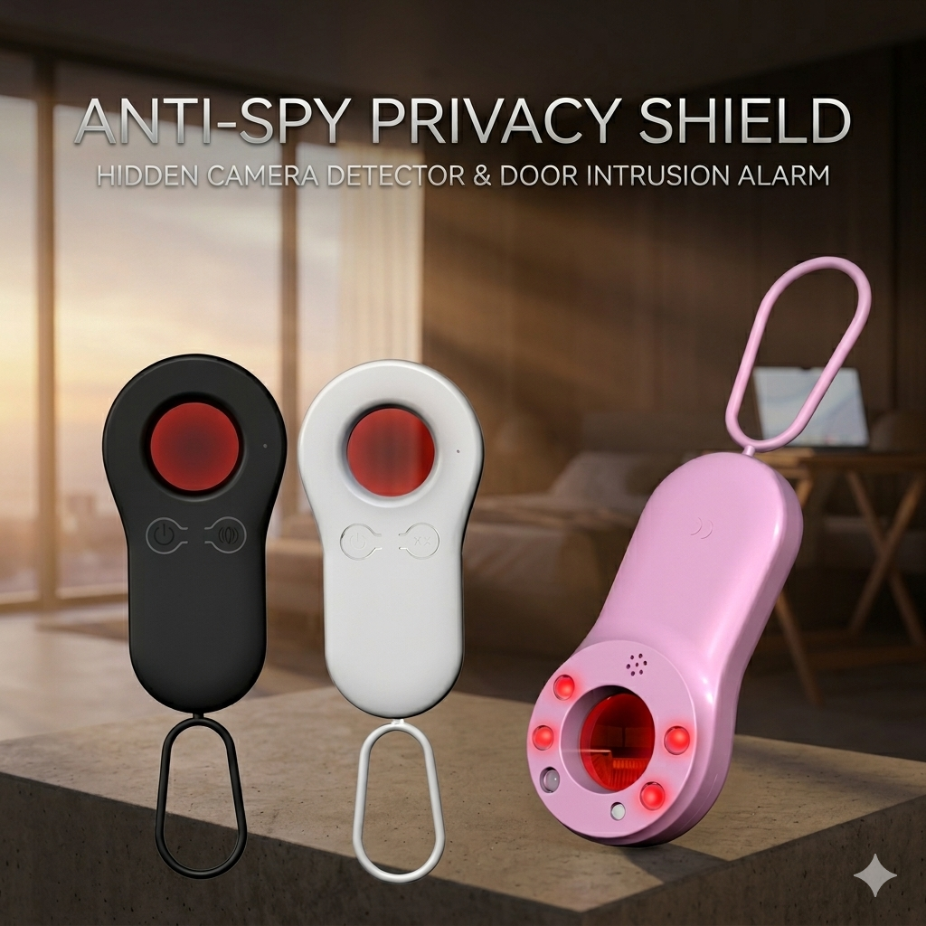 3-in-1 Smart Hidden Camera Detector & Hotel Door Intrusion Alarm